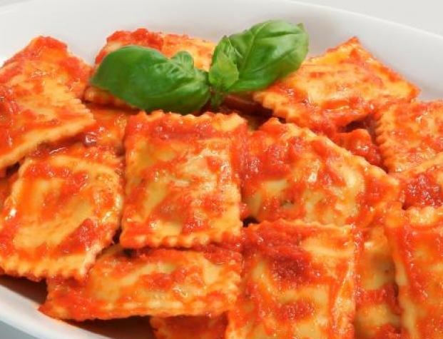 Ravioli Tuna and tomato sauce
